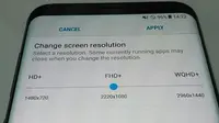 Samsung Galaxy S8 Punya 3 Opsi Resolusi Layar