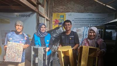 Kolaborasi PLN Rappo Daur Ulang: Ubah 10,5 Ton Sampah Plastik Jadi Furnitur Bernilai Ekonomi