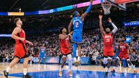SGA memimpin Thunder mengalahkan Rockets di laga pembuka NBA 2025/2026 (AFP)