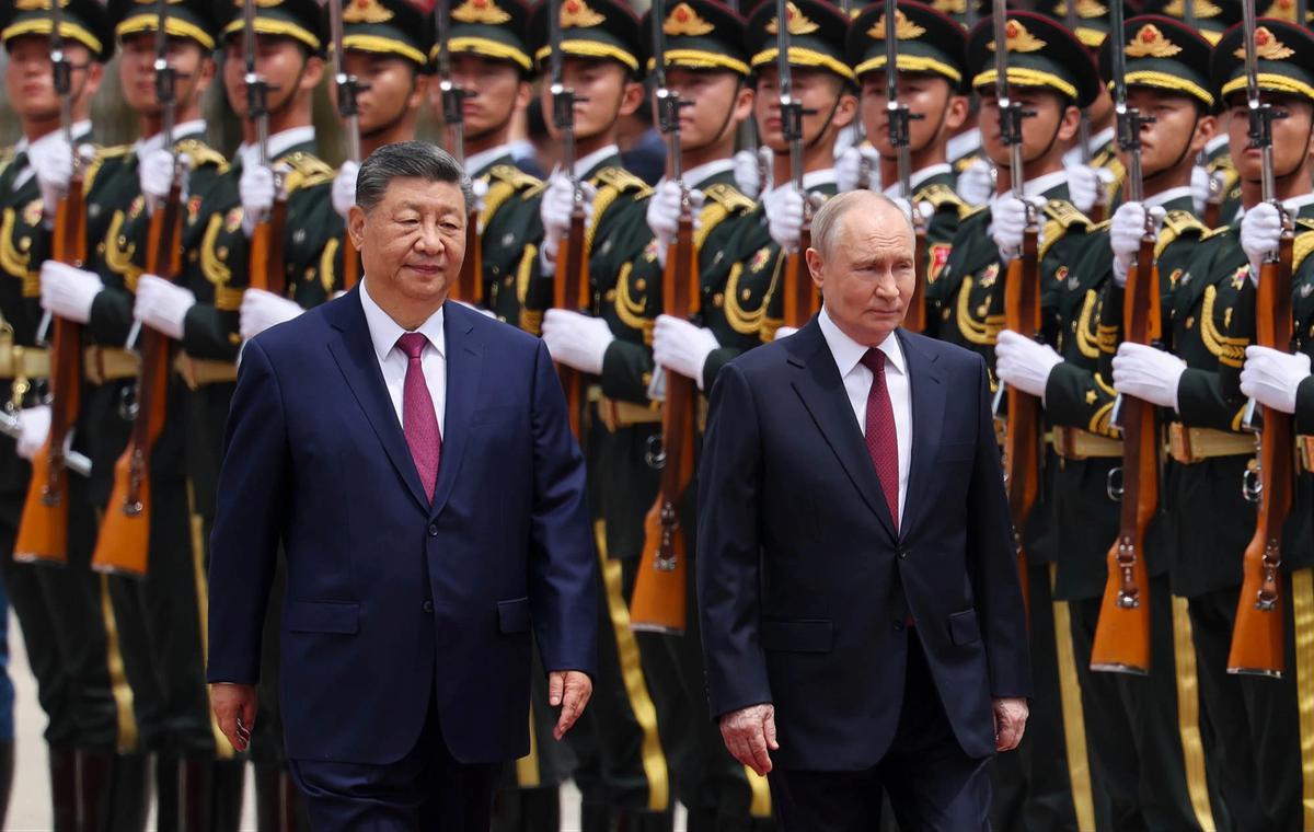 FOTO: Pertemuan Xi Jinping dan Vladimir Putin Perkuat Arah Kerja Sama Strategis China Rusia