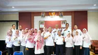 Inspektorat Kota Cilegon menerima kunjungan Inspektorat Kabupaten Tanjung Jabung Timur Terintegrasi pada Rabu (24/7/2024). (Foto: Istimewa)