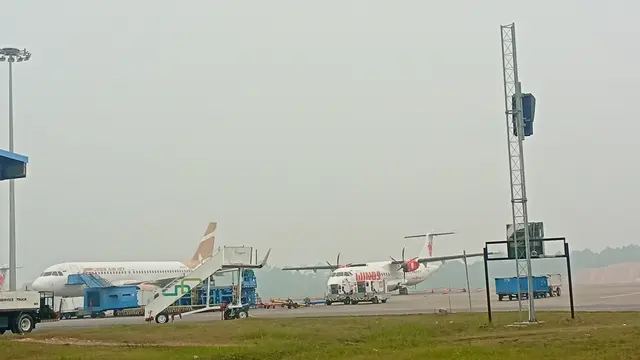 Kondisi asap kebakaran hutan dan lahan di Batam. (Liputan6.com/Ajang Nurdin).