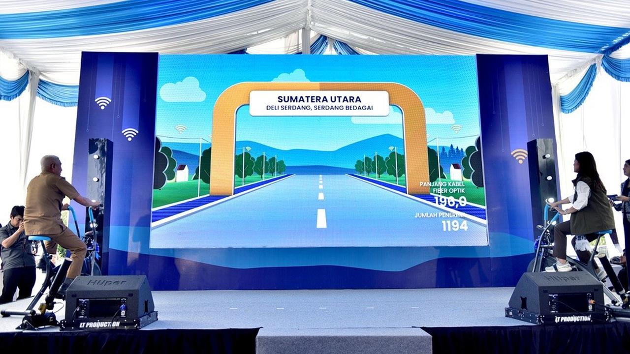 Menteri Komdigi Meutya Hafid meresmikan 1.194 titik Kampung Internet