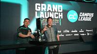 CEO Campus League, Ryan Gozali, bersama Presiden Direktur Bakti Olahraga Djarum Foundation, Victor Hartono, saat grand launching Campus League 2026 di Jakarta, Senin (20/4/2026). (Dok. Campus League)