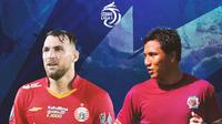 Liga 1 - Noh Alam Shah dan Marko Simic (Bola.com/Bayu Kurniawan Santoso)