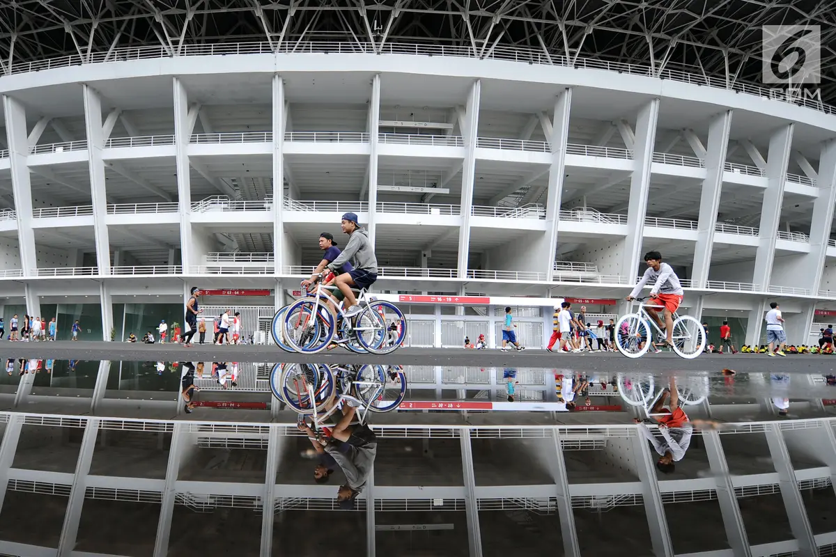 Usai Renovasi, Warga Kembali Berolahraga di Kawasan Stadion GBK
