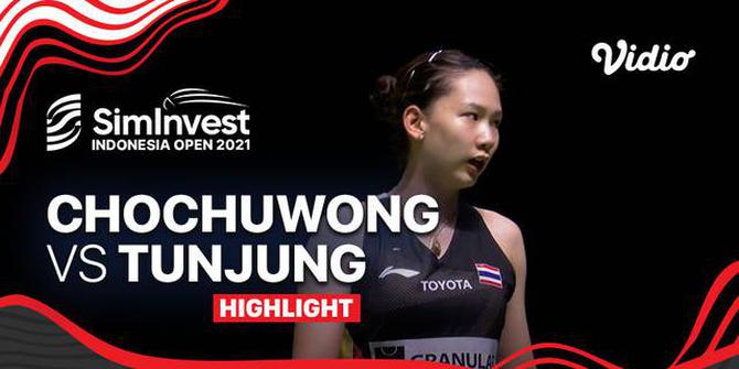 VIDEO: Highlights Indonesia Open 2021, Gregoria Mariska Tunjung Kalah dari Wakil Thailand