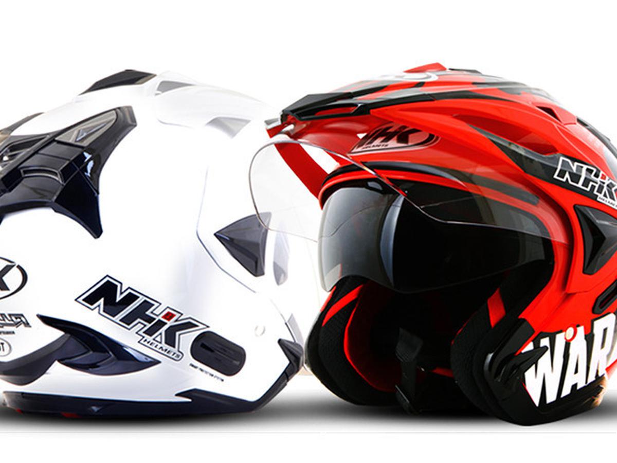 Helm half face nhk best sale terbaru