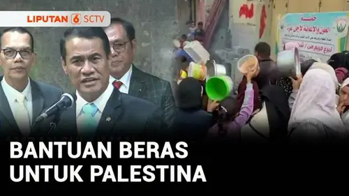  Pemerintah akan Salurkan Bantuan 10.000 Ton Beras untuk Warga Palestina