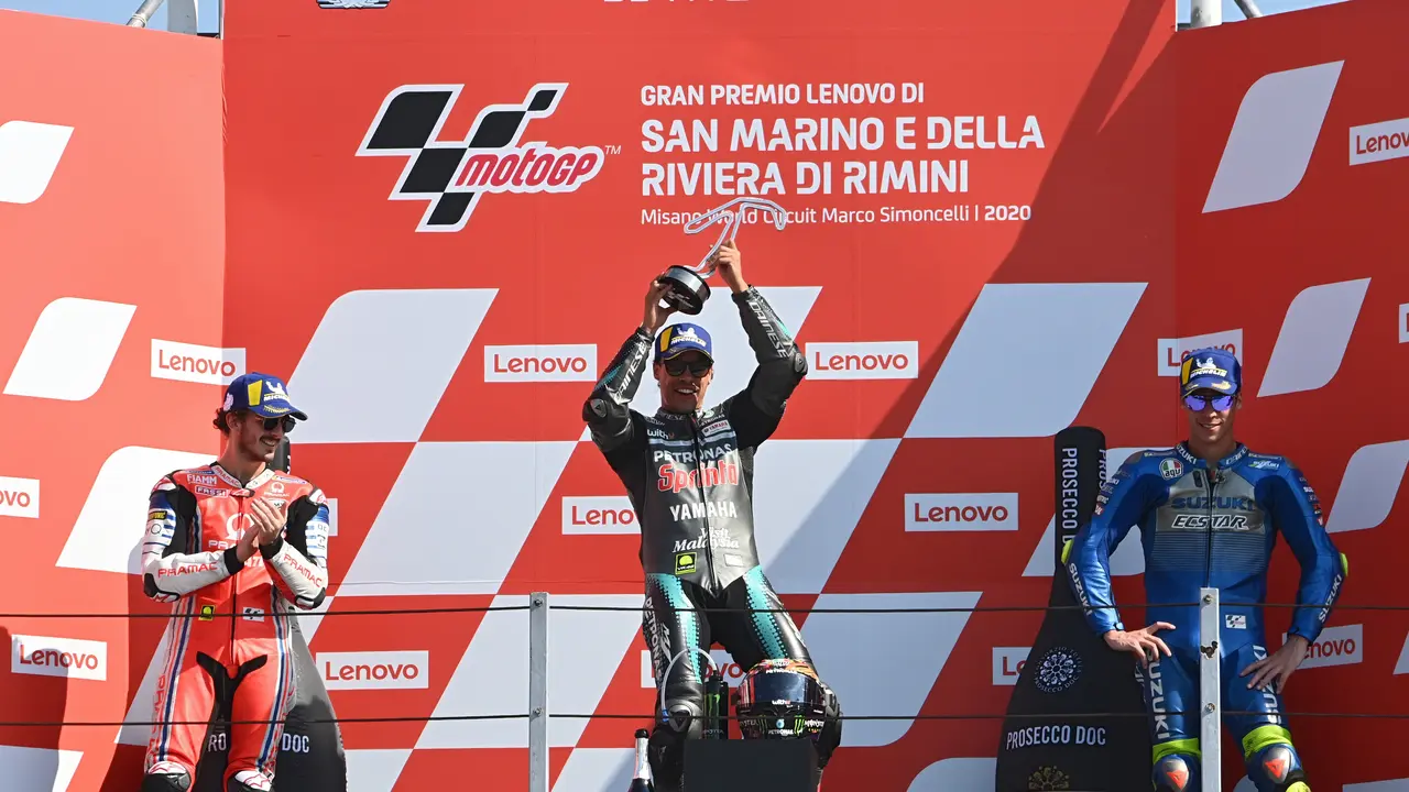 Podium MotoGP San Marino