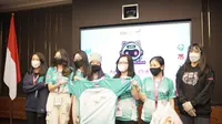 Belletron Era, tim esports wanita yang menjadi pemuncak klasemen pada fase regular season UniPin Ladies Series MLBB 2021. (Istimewa)