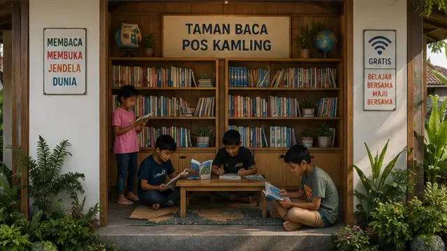 Ide Desain Pos Kamling Multifungsi untuk Warga