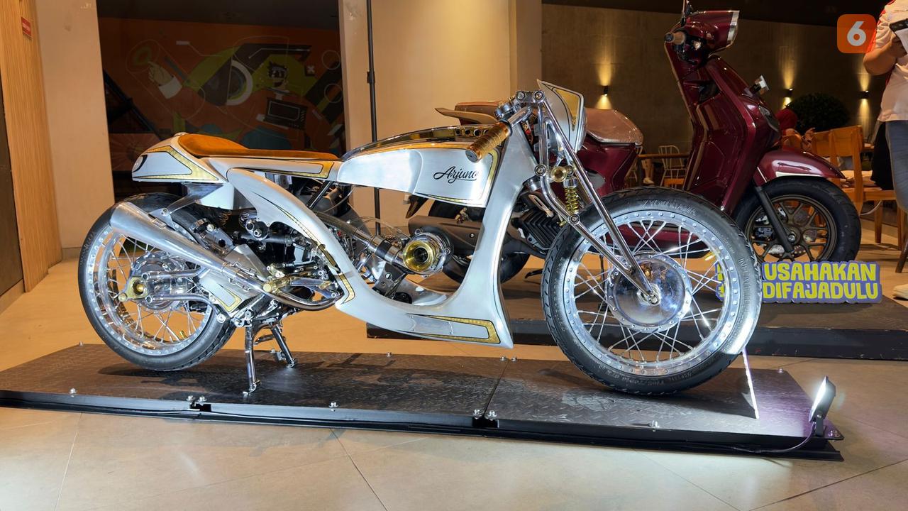 Karya Modifikasi Honda Stylo bernama Arjuna kembali ke Malang (Source: Nurrohman Sidiq)