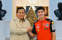 Temui Prabowo di Istana, Marc Marquez Puji Sirkuit Mandalika, 'Ini Sirkuit Terbaik dan Negara Terbaik untuk Menikmatinya