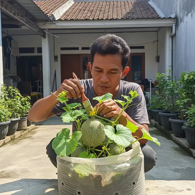 6 Tips Melon Cepat Besar Meski Ditanam di Polybag, Panen Melimpah di Rumah