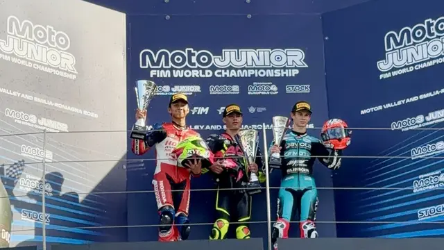 Pembalap binaan PT Astra Honda Motor (AHM), M. Kiandra Ramadhipa