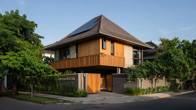 Desain Rumah Atap Limasan Modern yang Cocok untuk Tinggal di Perkotaan/Ilustrasi AI