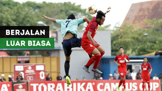 Berita video Torabika Campus Cup 2017 di Malang telah berakhir dan turnamen antar universitas tersebut berjalan dengan luar biasa. Mengapa disebut luar biasa?