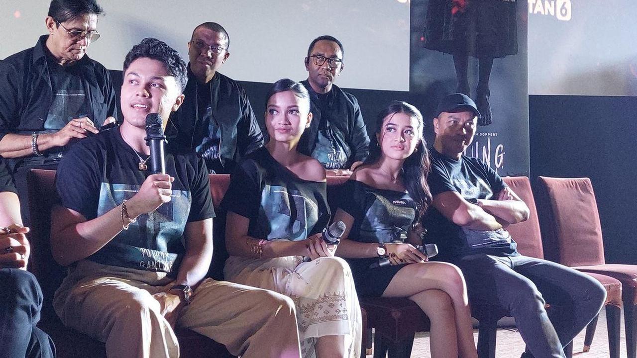 Presscreening film Pulung Gantung Pati Ngendat di XXI Epicentrum Kuningan, Jakarta, Senin (20/1/2025). (Istimewa)