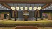 Tangkapan layar area PvP Combat di pengalaman Virtual Cinema Cinépolis di Minecraft. (dok. Cinepolis)