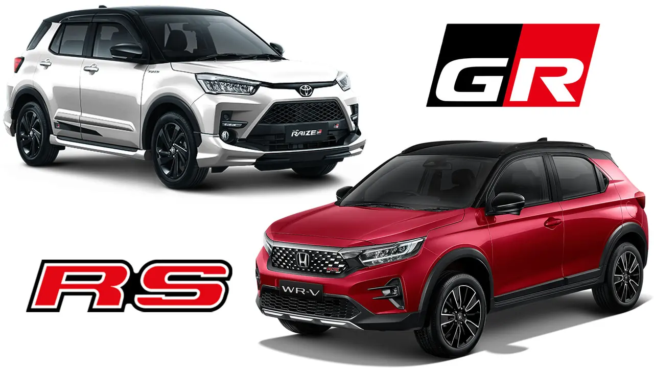 Toyota Raize GR Sport dan Honda WR-V RS