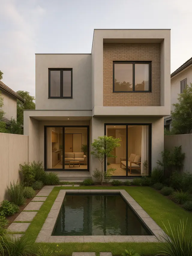 10 Model Rumah 2 Lantai Modern untuk Lahan Terbatas, Estetik dan Fungsional