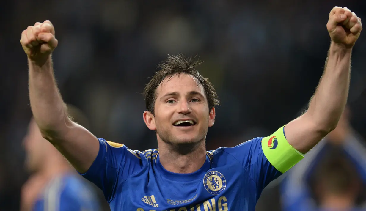 5. Frank Lampard (50 gol penalti) - Saat masih menjadi pemain, Frank Lampard dikenal sebagai algojo penalti berwajah dingin. Lampard memiliki catatan 50 gol lewat tendangan penalti selama kariernya sebagai pemain. (AFP/Patrik Stollarz)