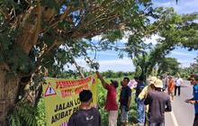 Mengancam Keselamatan! Warga Protes Parit Isolasi HGU PTPN Aceh Tamiang Gerus Jalan Nasional