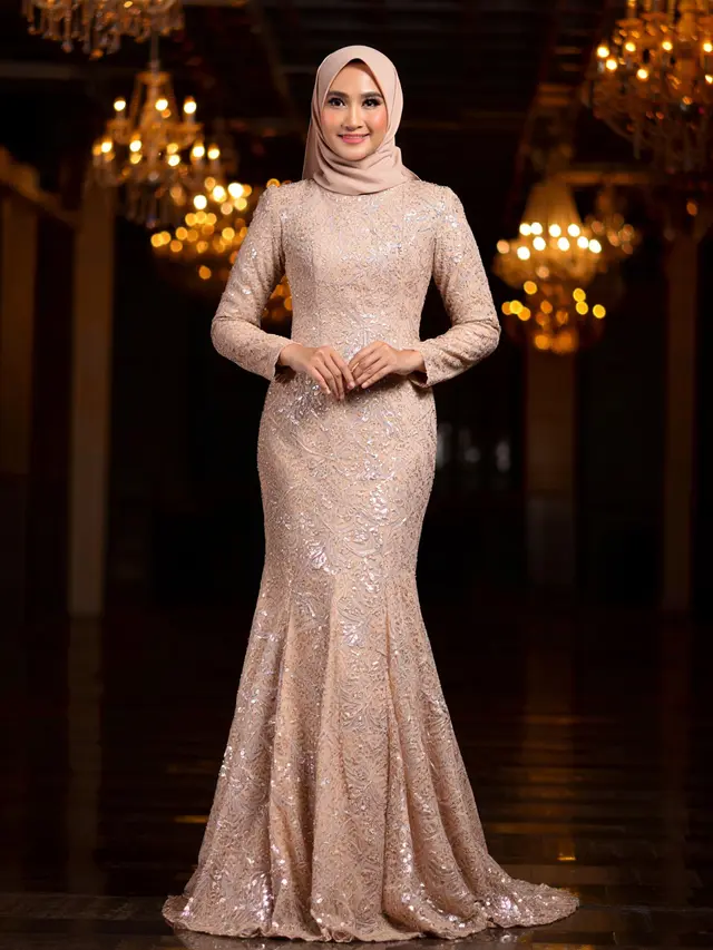 Model Baju Gamis Duyung Pesta
