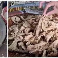 Ilustrasi menggoreng jamur (Image by Bell Fiano on YouTube)