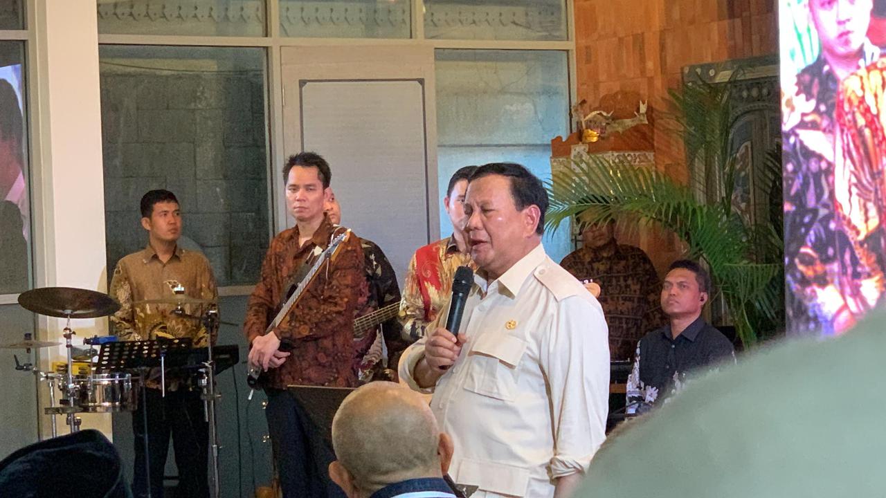 Prabowo Soal Pilgub Bali, "Saya Berharap Bisa Bekerja Sama dengan Gubernur yang Sudah Saya Kenal Hatinya"