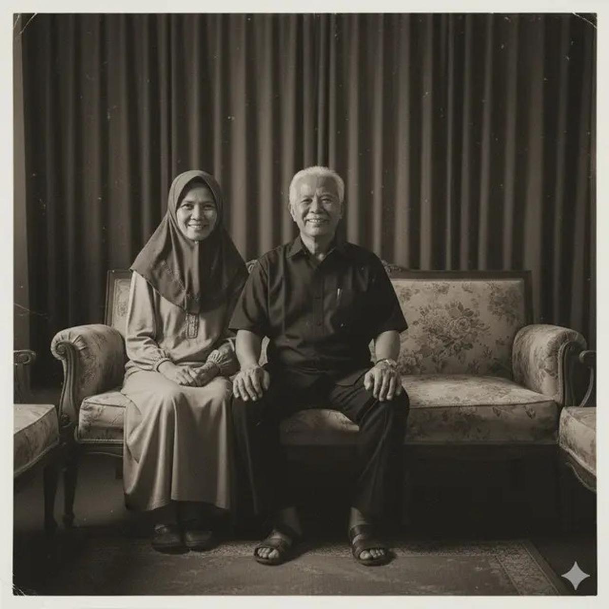 Cara Membuat Foto Bersama Orang Tua yang Sudah Meninggal dengan Gemini AI, Bikin Rindu Ayah Ibu