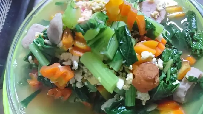 Cah Sawi Hijau Sehat untuk Pasien Kolesterol dan Asam Urat (Foto: yuliyah via Cookpad)