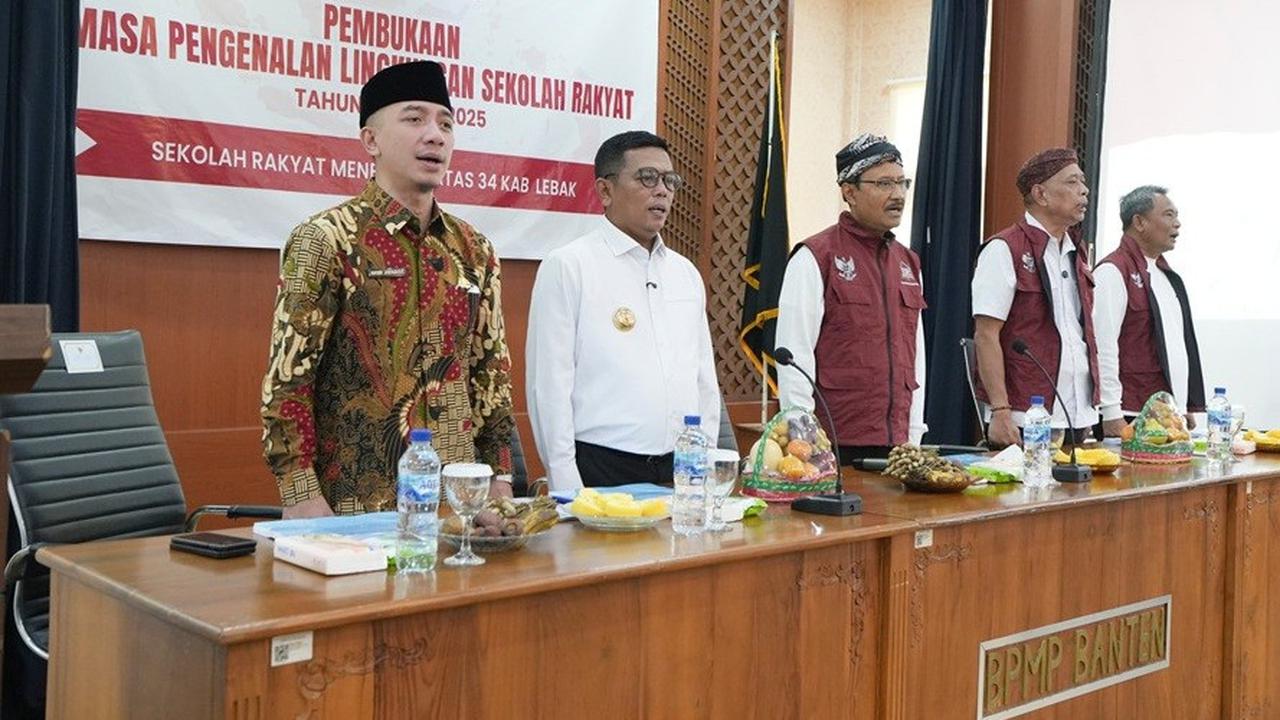 Pembukaan Sekolah Rakyat Lebak Menandai Dimulainya MPLS di 37 Titik Tambahan Sekolah Rakyat