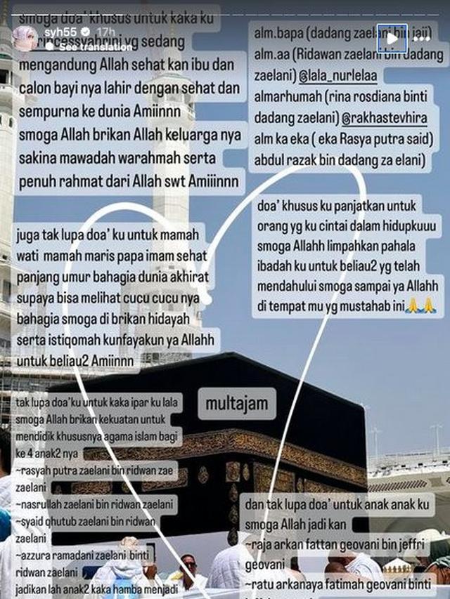 Aisyahrani Doakan Syahrini