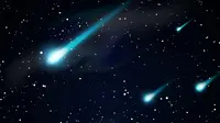 Ilustrasi meteor. (Photo by macrovector on Freepik)
