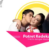 Al Ghazali-Maia Estianty dan Aurel Hermansyah-Ashanty. (Foto: Instagram/maiaestiantyreal Instagram/ashanty_ash Desain: Nurman Abdul Hakim/Bintang.com)