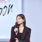 Esom dalam konferensi pers Kill Boksoon. (Netflix)