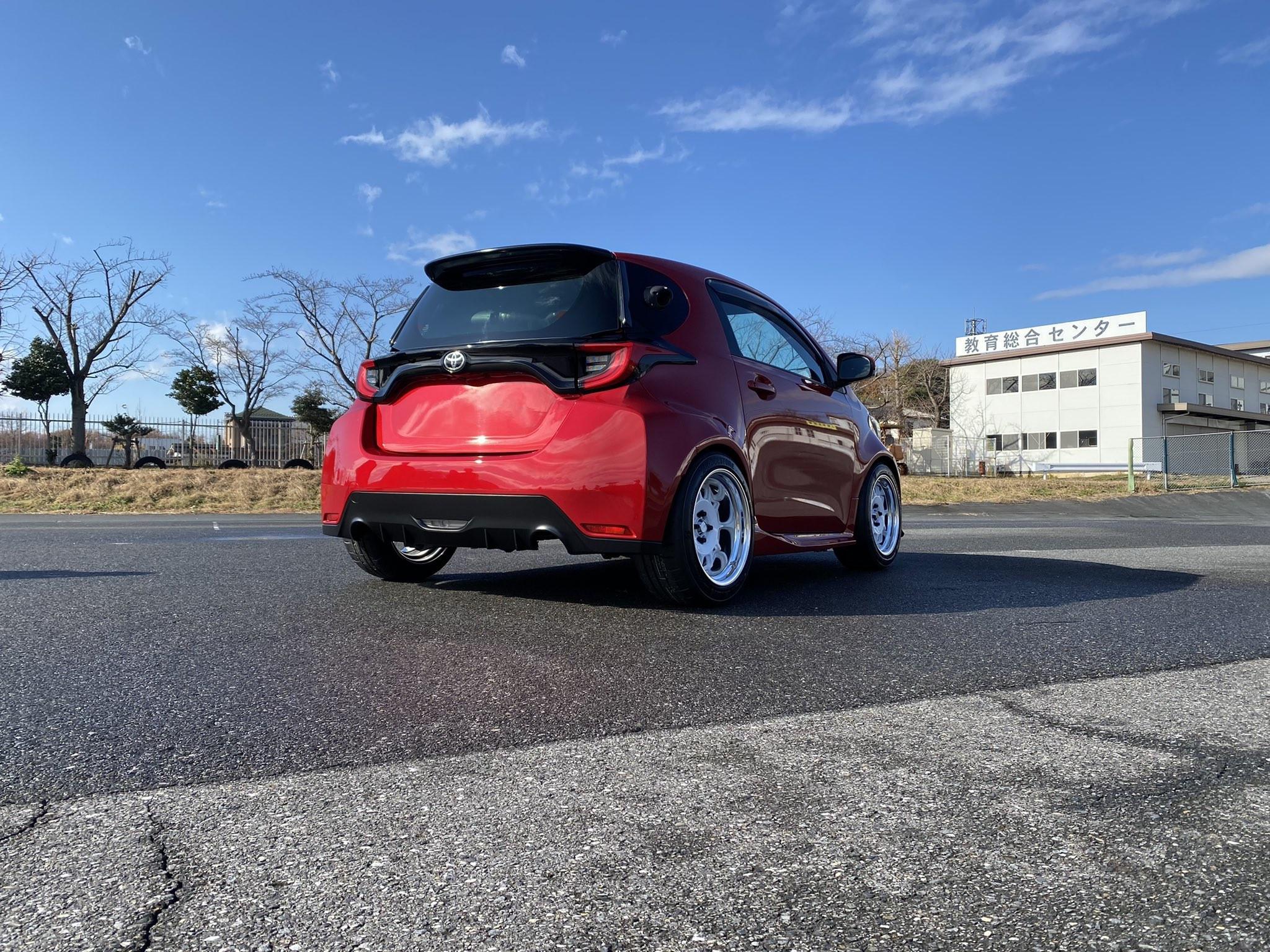 Sisi belakang Toyota GR Yaris Junior (Twitter/@11hachiroku)