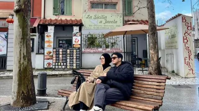 Ricky Harun dan Herfiza Novianti. (credit:instagram.com/donnaharunofficial)