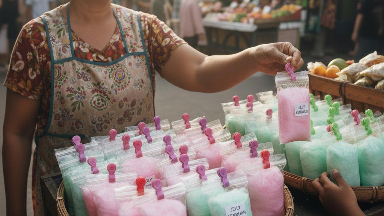 Jajanan Rambut Nenek Seribuan