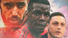 Manchester United - Bruno Fernandes, Paul Pogba, Nemanja Matic (Bola.com/Adreanus Titus)