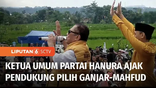 Kampanye akbar Partai Hanura digelar di Pemalang, Jawa Tengah, Rabu sore. Kepada massa pendukungnya, Ketua Umum Partai Hanura, Oesman Sapta Odang mengajak memenangkan Ganjar-Mahfud.