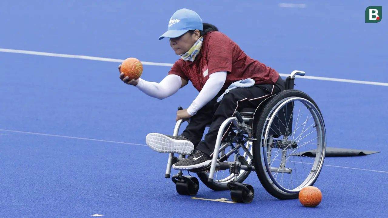 Latihan Lawn Bowls Jelang Asian Para Games 2018