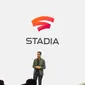 CEO Google, Sundar Pichai mengungkap layanan streaming gim berbasis cloud buatan Google, yakni Stadia. (Doc: MobileSyrup)
