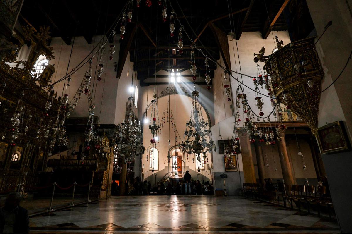 Tak ada ingar-bingar Natal di Gereja Kelahiran Yesus