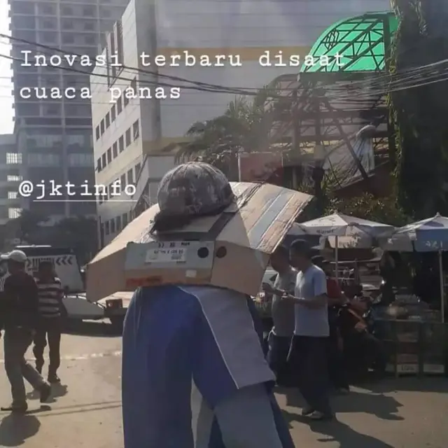 8 Potret Nyeleneh Orang Kerja Takut Terik Matahari Ini Kocak