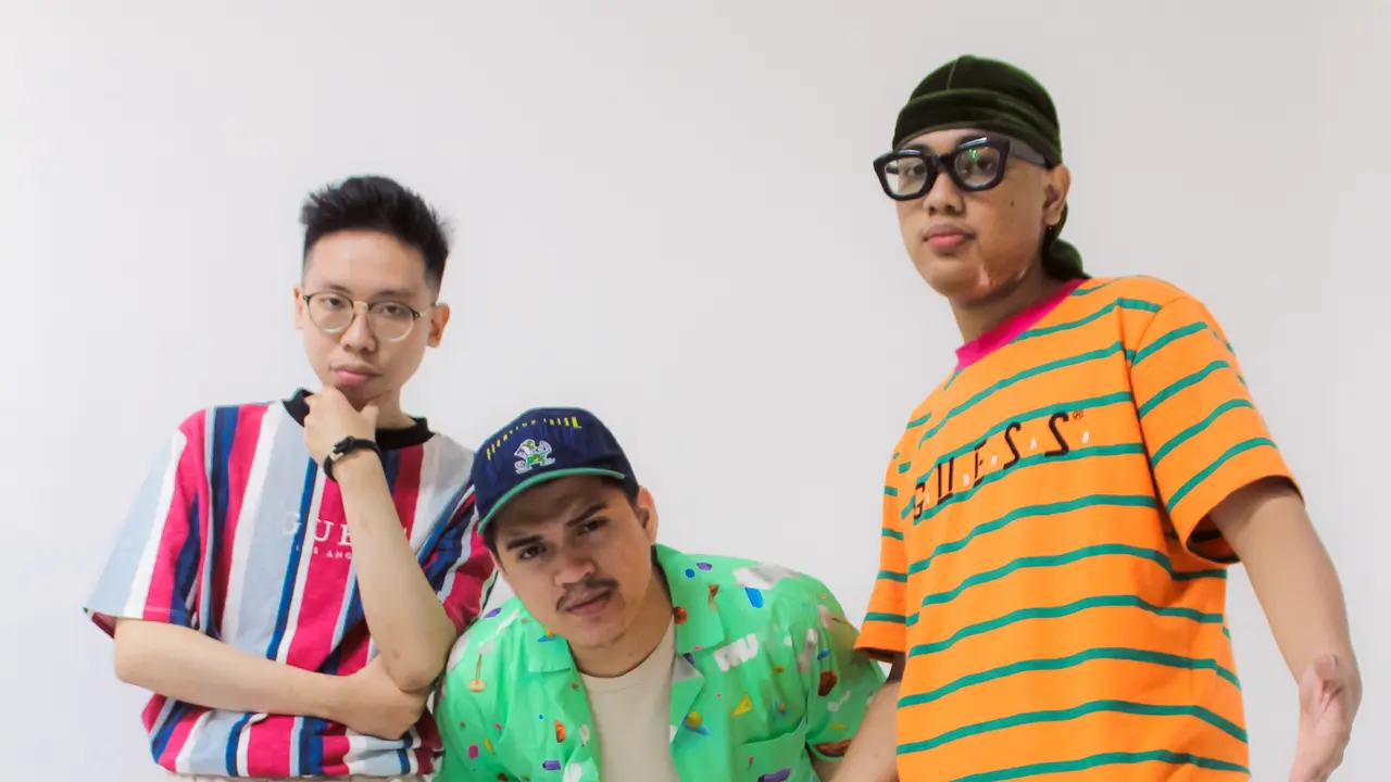 Penyanyi rap Vije Khant, Masyow dan Hazzle. (Foto: Dok. Koleksi Pribadi Vije Khant)