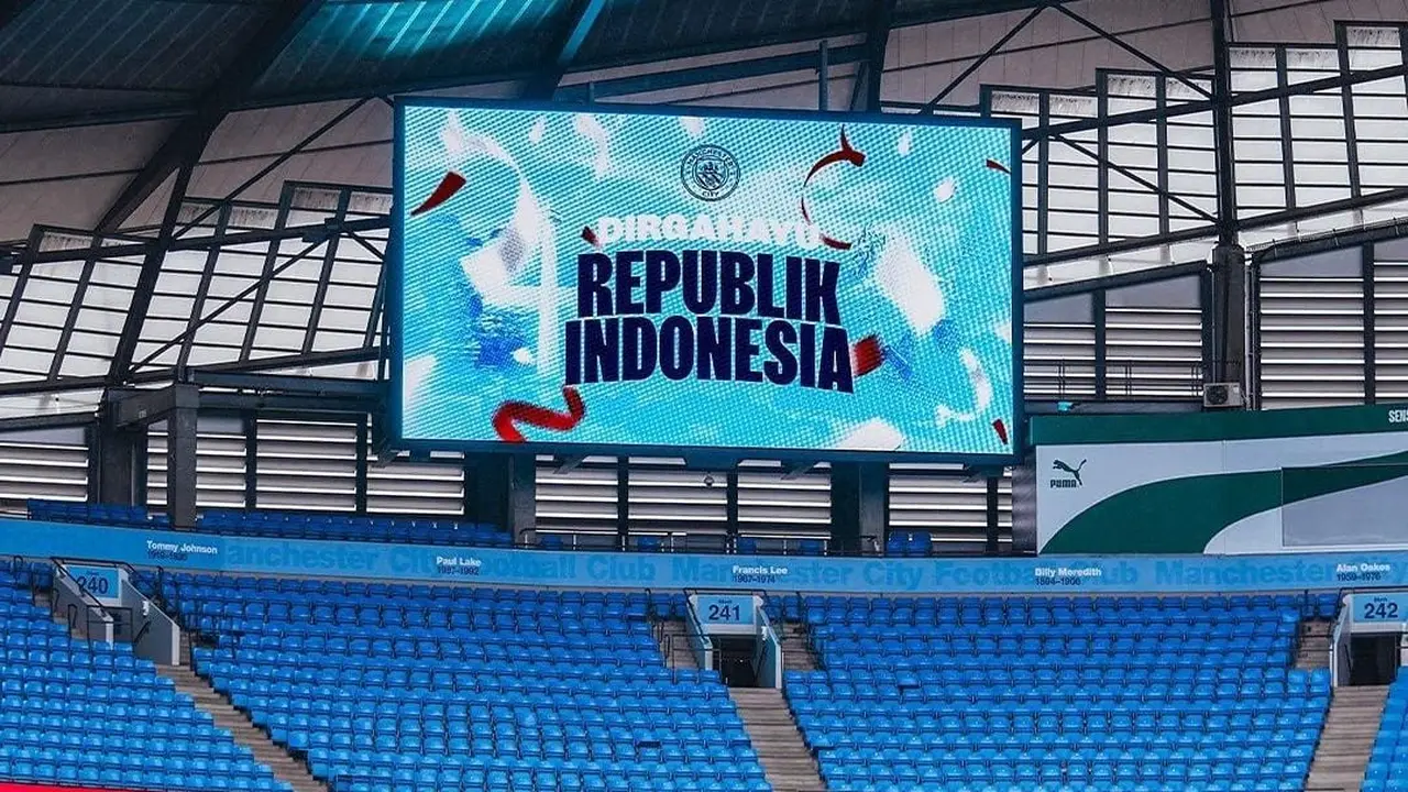 Ucapan HUT RI Ke-78 dari Manchester City