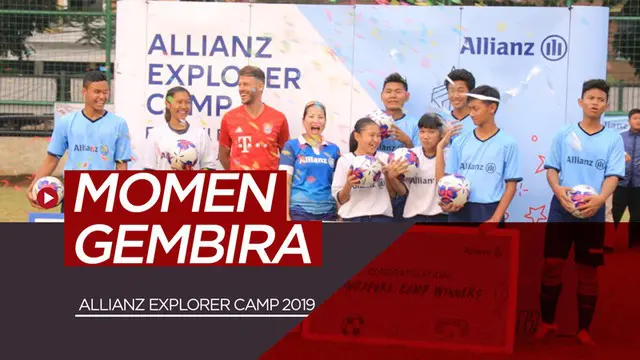 Berita video momen kegembiraan di Allianz Explorer Camp 2019, di mana ada 8 anak Indonesia yang bakal merasakan camp di Munich, Jerman (2 anak); dan Singapura (6 anak).